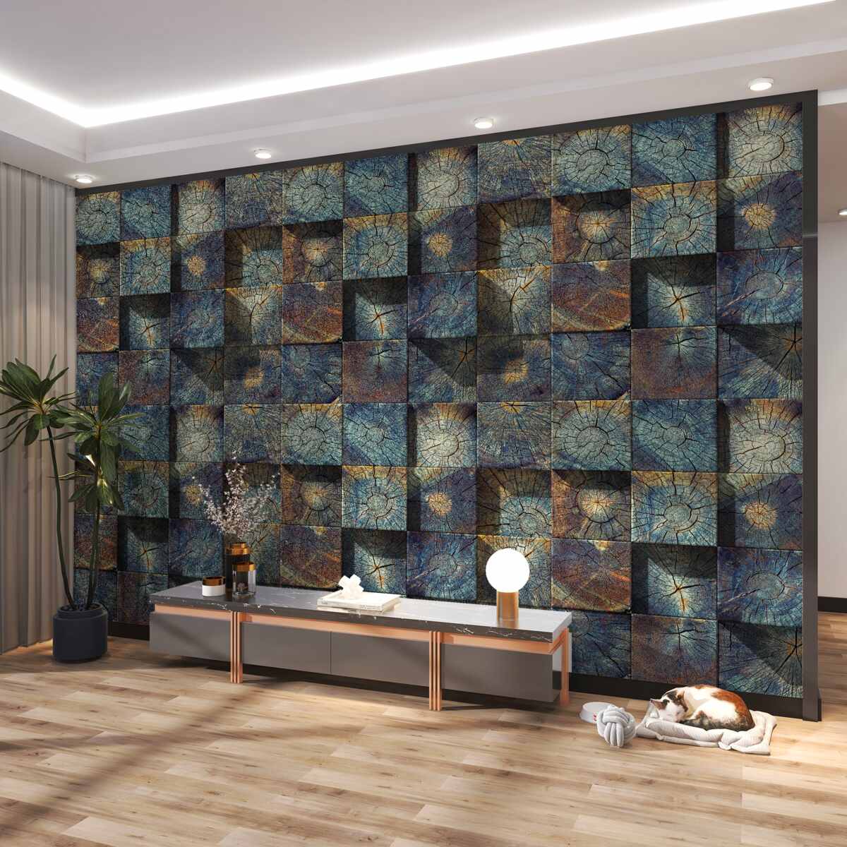 Fototapeta małe sadzonki drzew