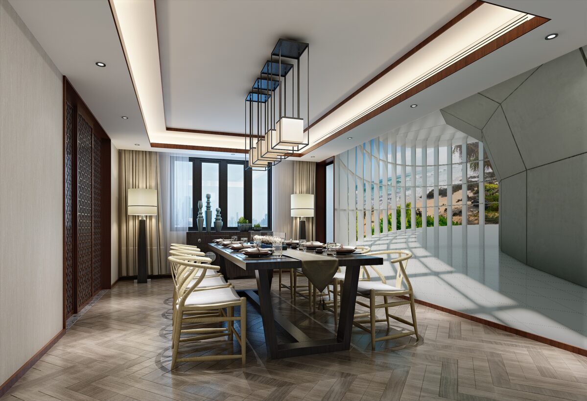 Fototapeta wolumetryczny biały tunel