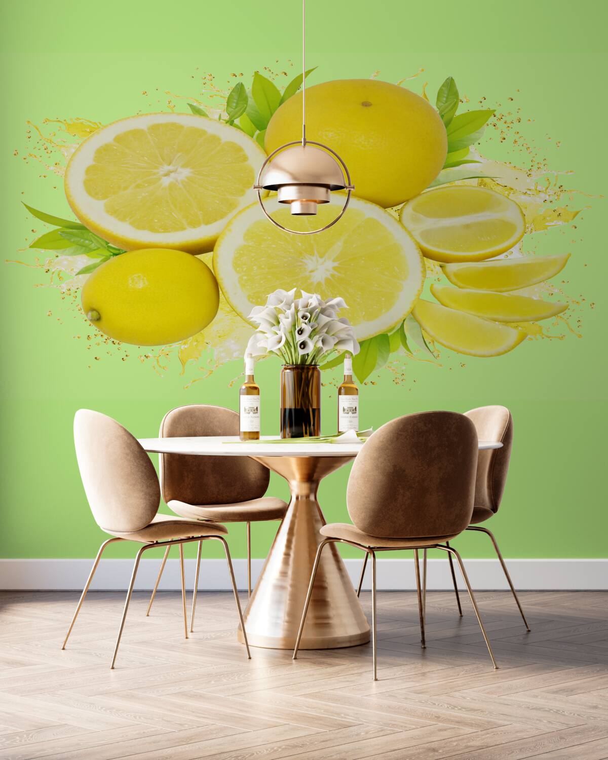 Fototapeta jasnożółte cytryny