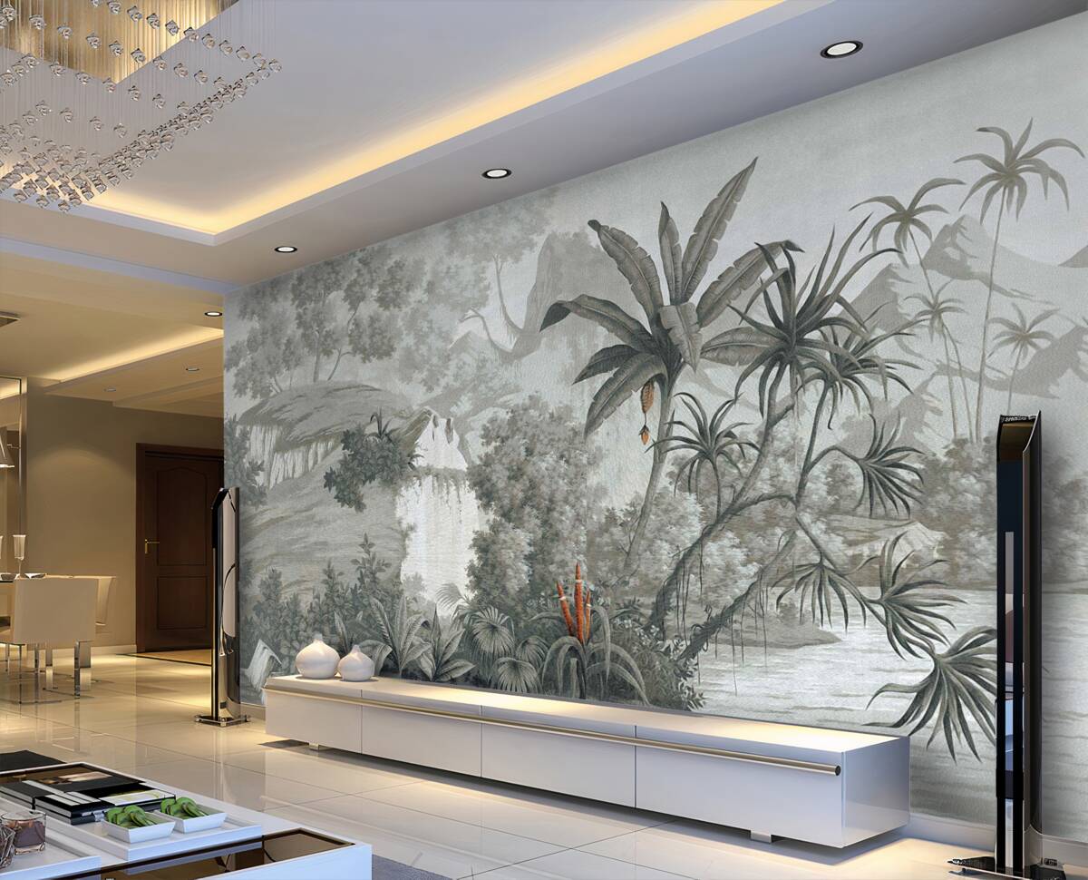 Fototapeta ciemna dżungla