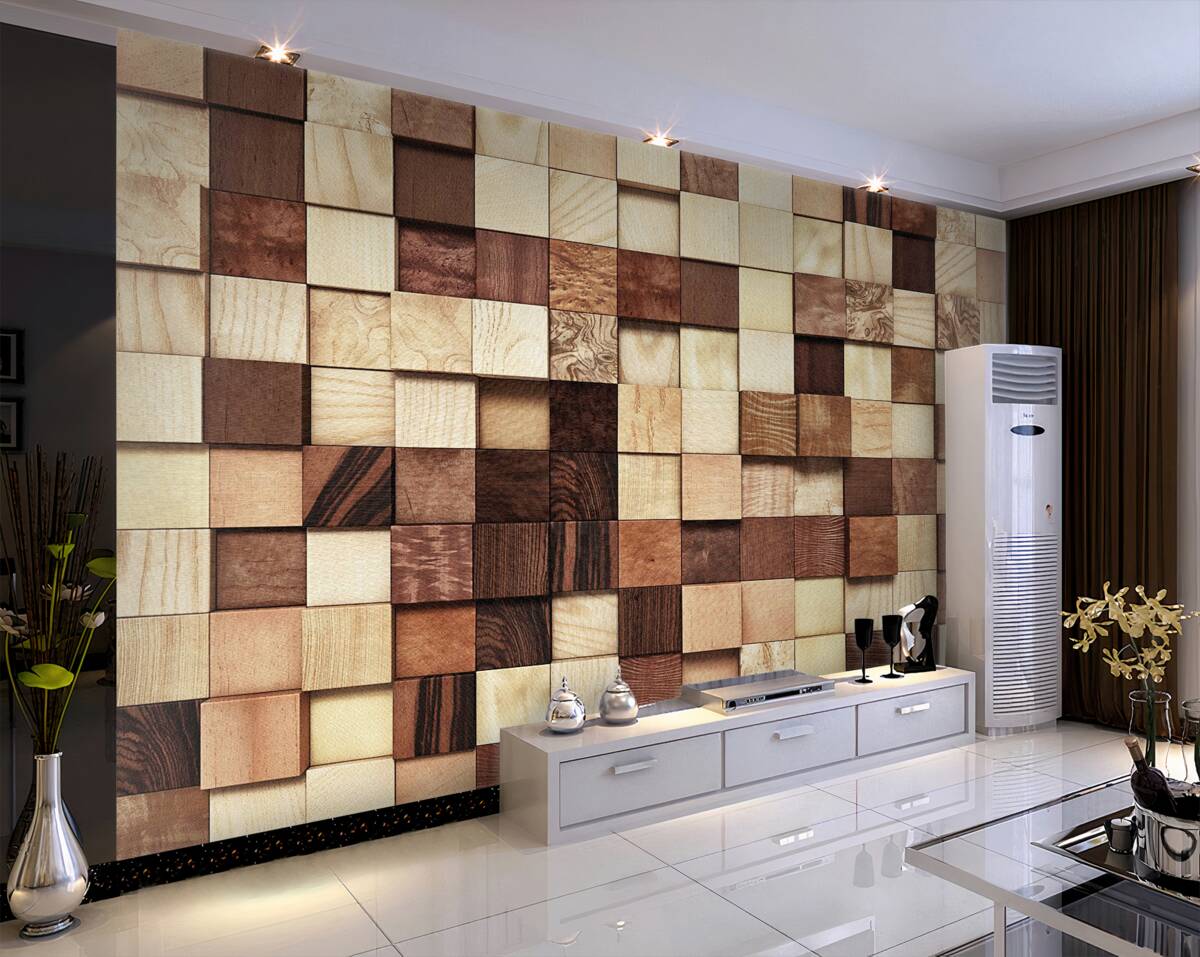 Fototapeta małe kolorowe kwadraty