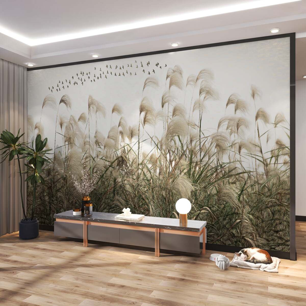 Fototapeta puszyste rośliny