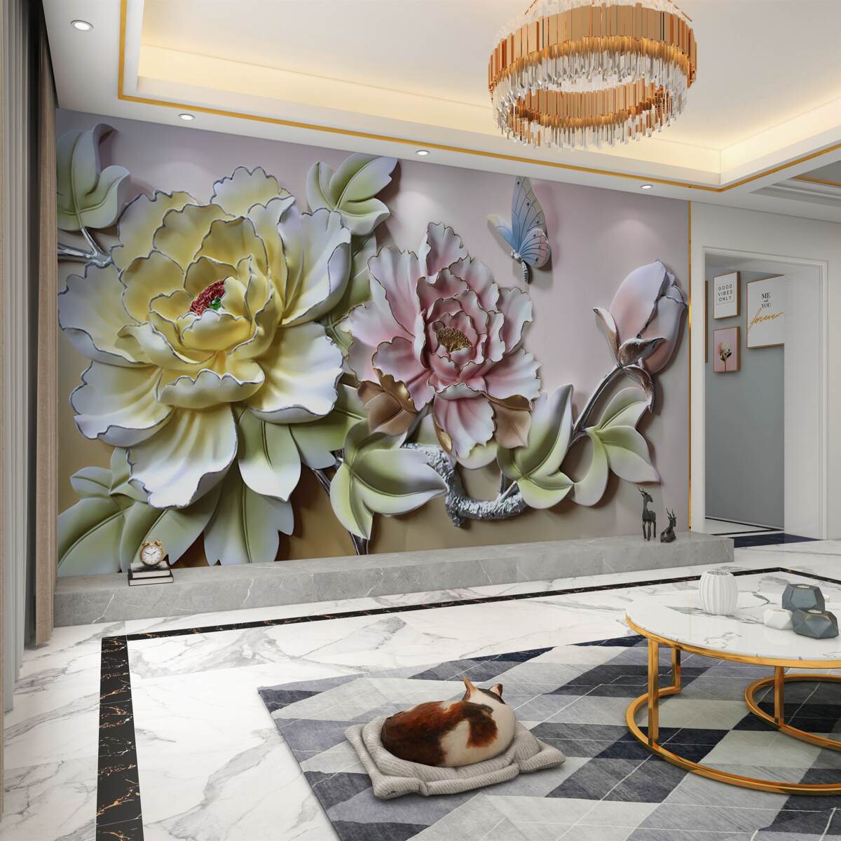 Fototapeta bajkowe kwiaty