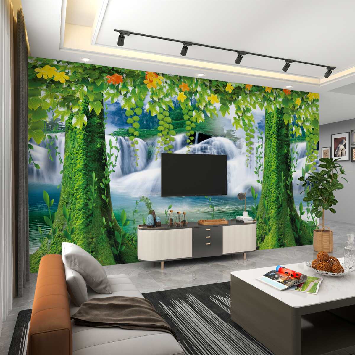 Fototapeta piękne wodospady