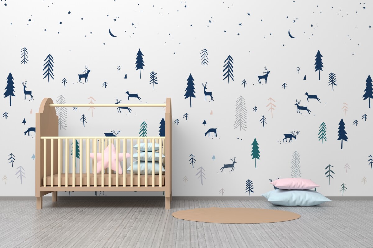 Fototapeta Minimalistyczna tapeta dla dzieci