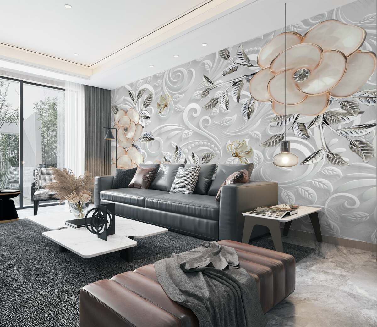 Fototapeta mleczne róże