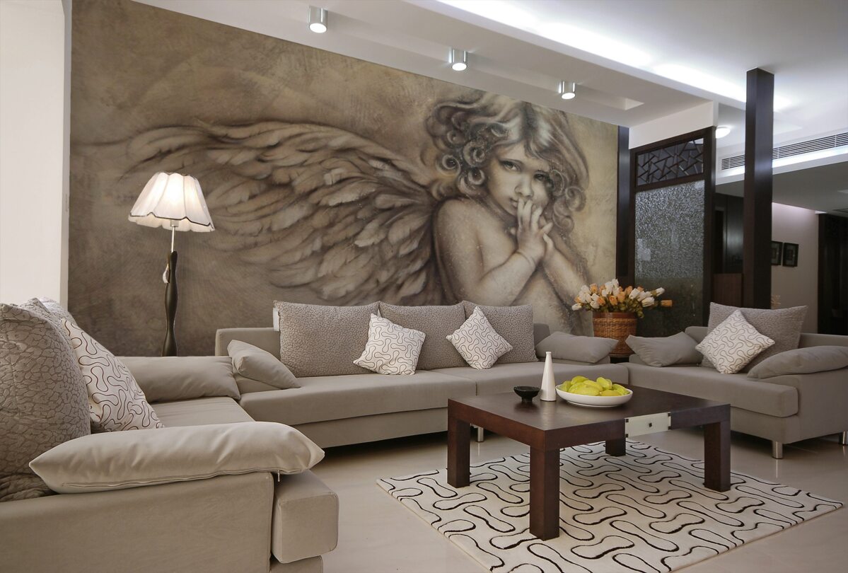 Fototapeta rysunek anioła dziecka