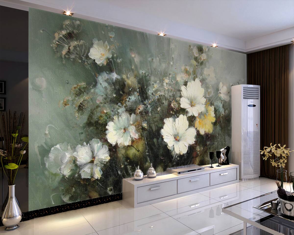 Fototapeta bukiet różnych kwiatów