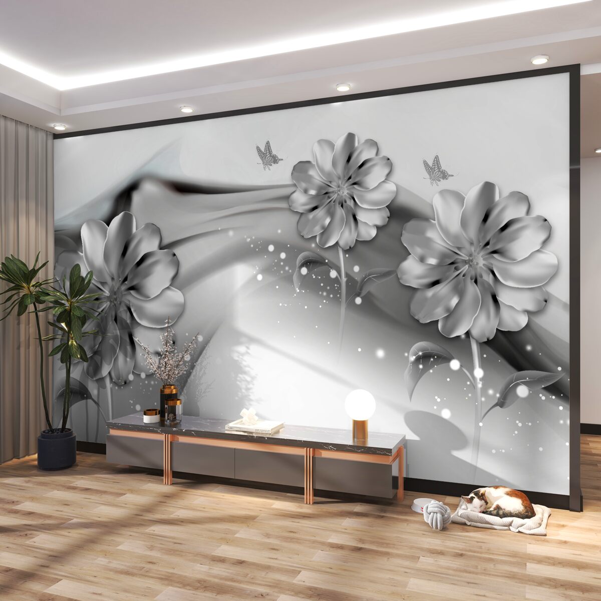 Fototapeta niezwykłe kontury kolorów