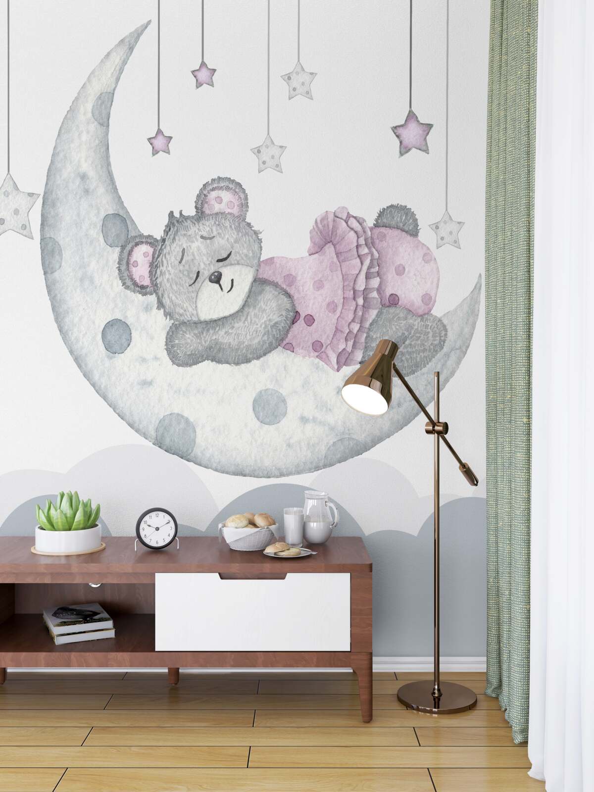 Fototapeta Niedźwiedź śpi przez cały miesiąc