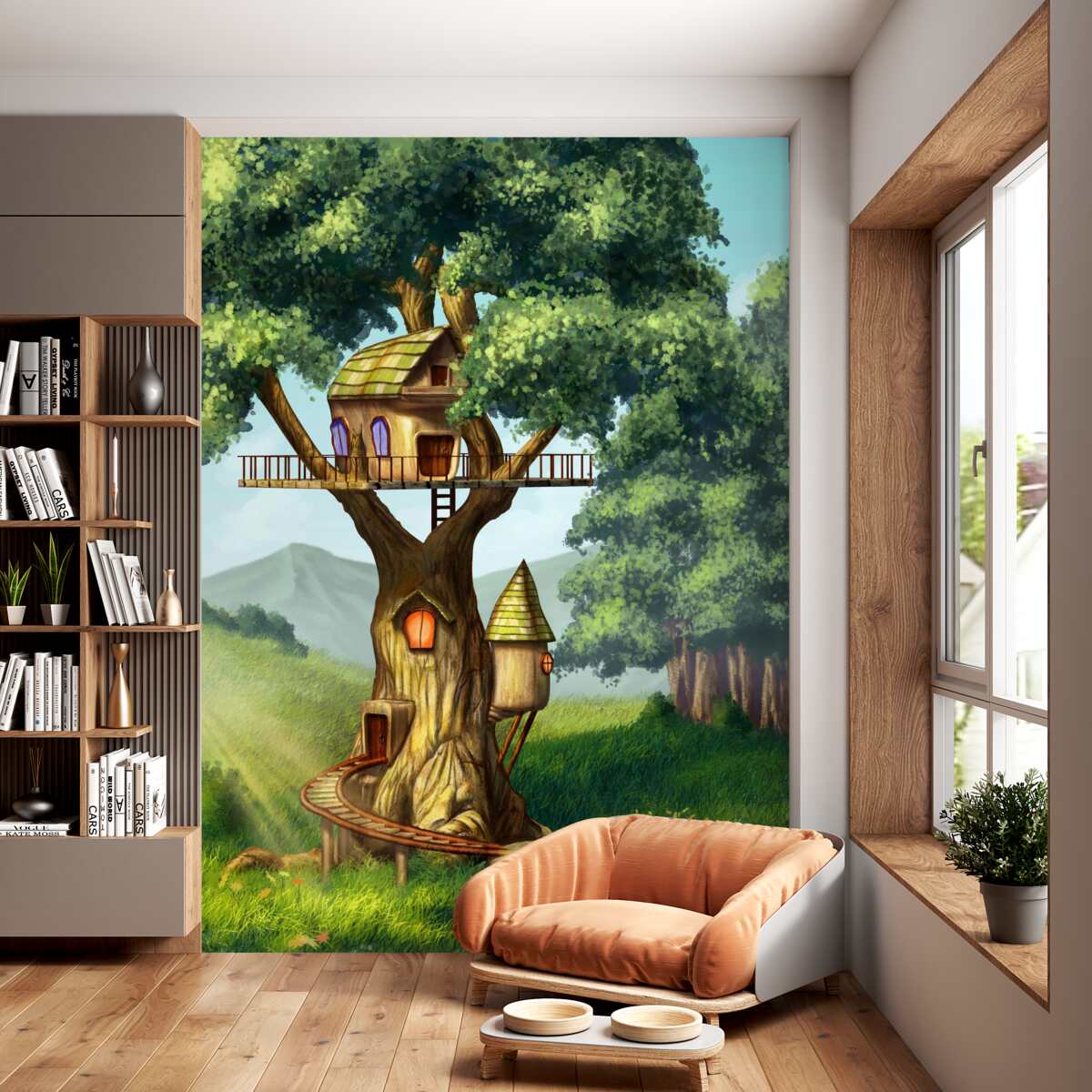 Fototapeta Domek na drzewie