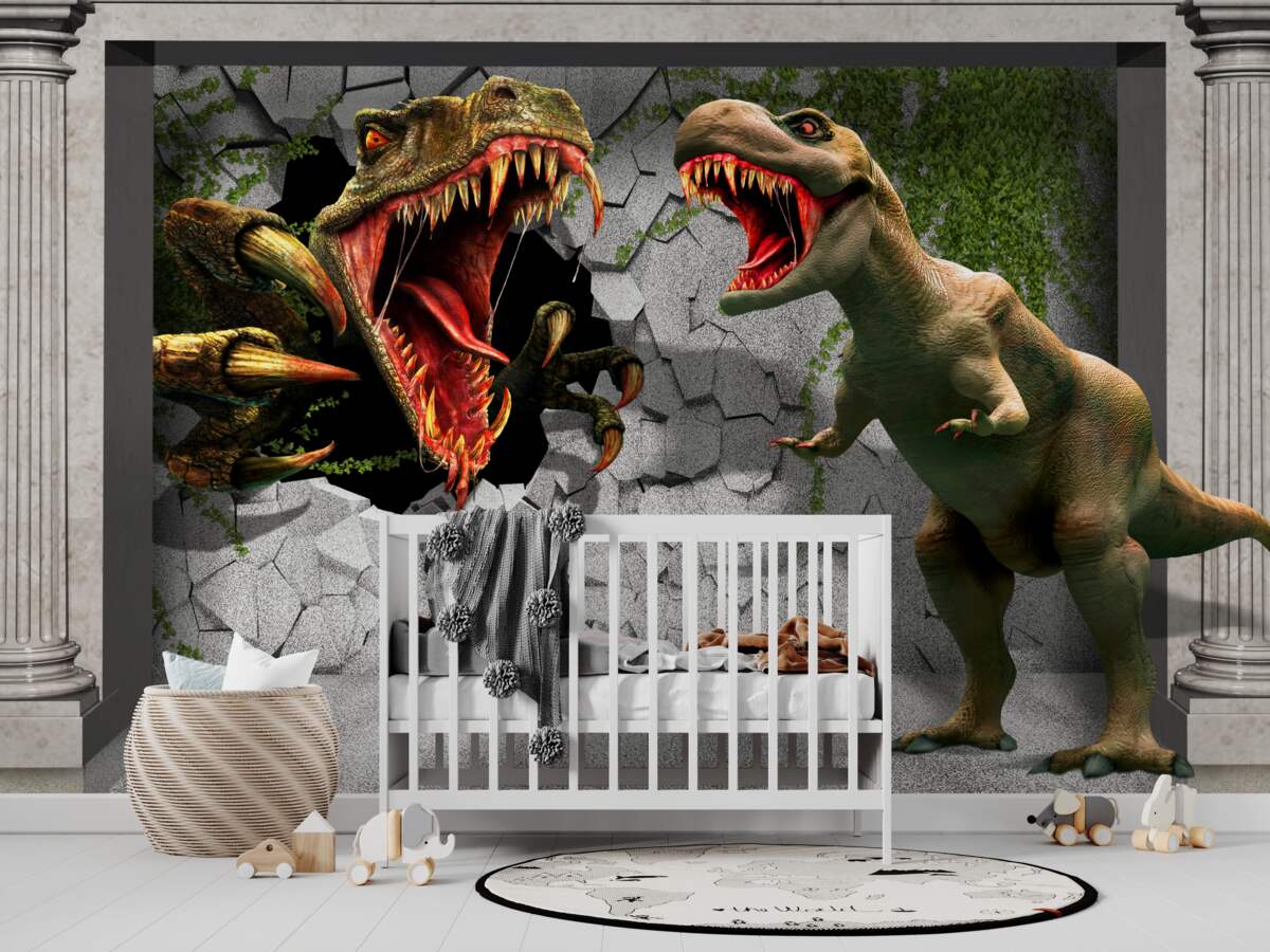 Fototapeta Dinozaury są wściekłe