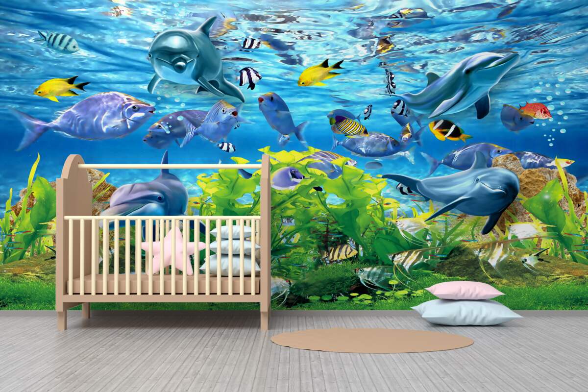 Fototapeta Kolorowy podwodny świat