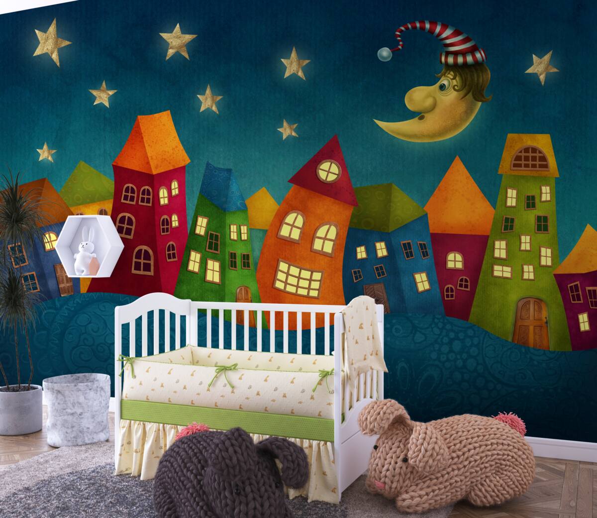 Fototapeta Kolorowe domy