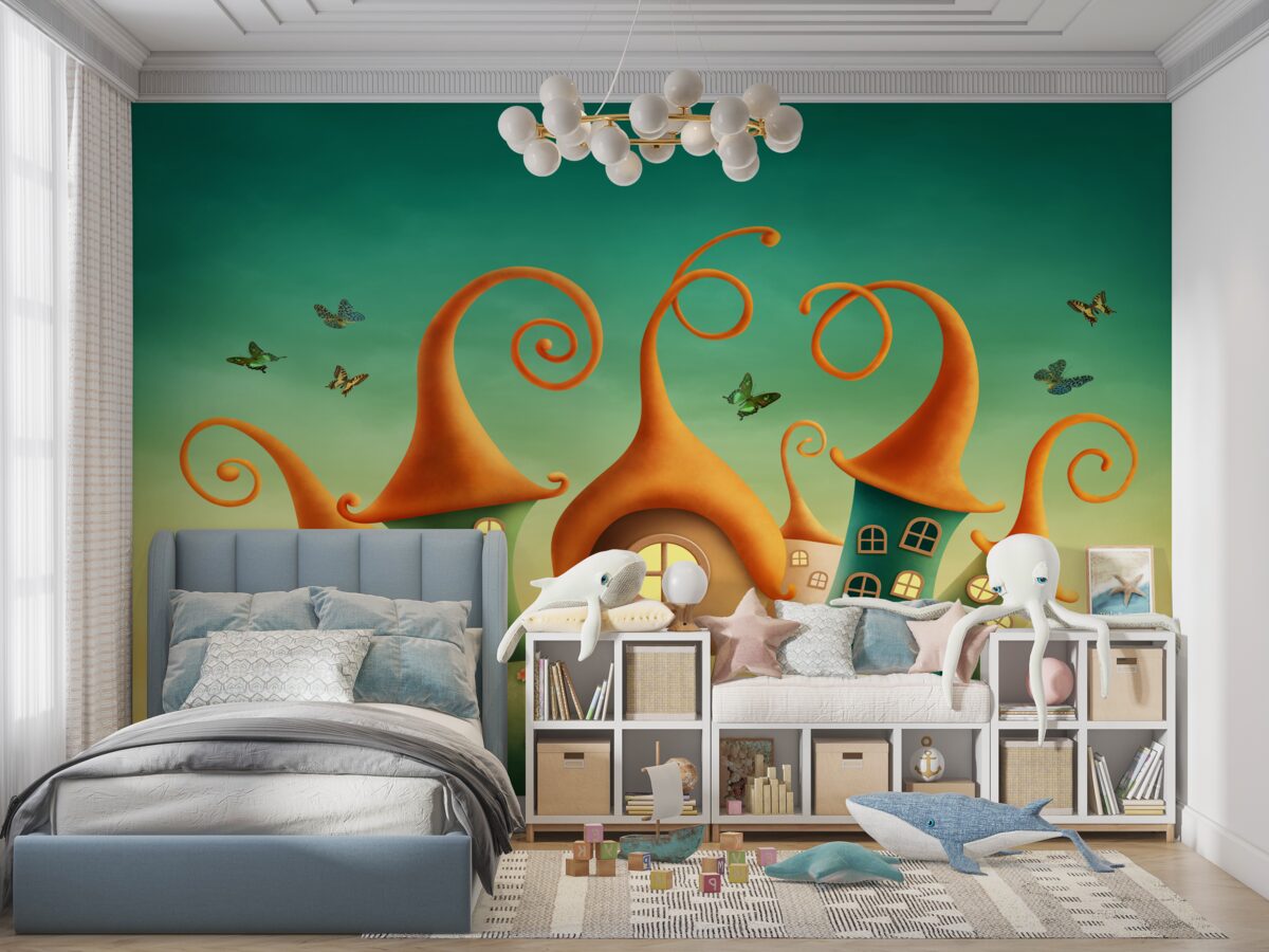 Fototapeta Wspaniałe niezwykłe domy