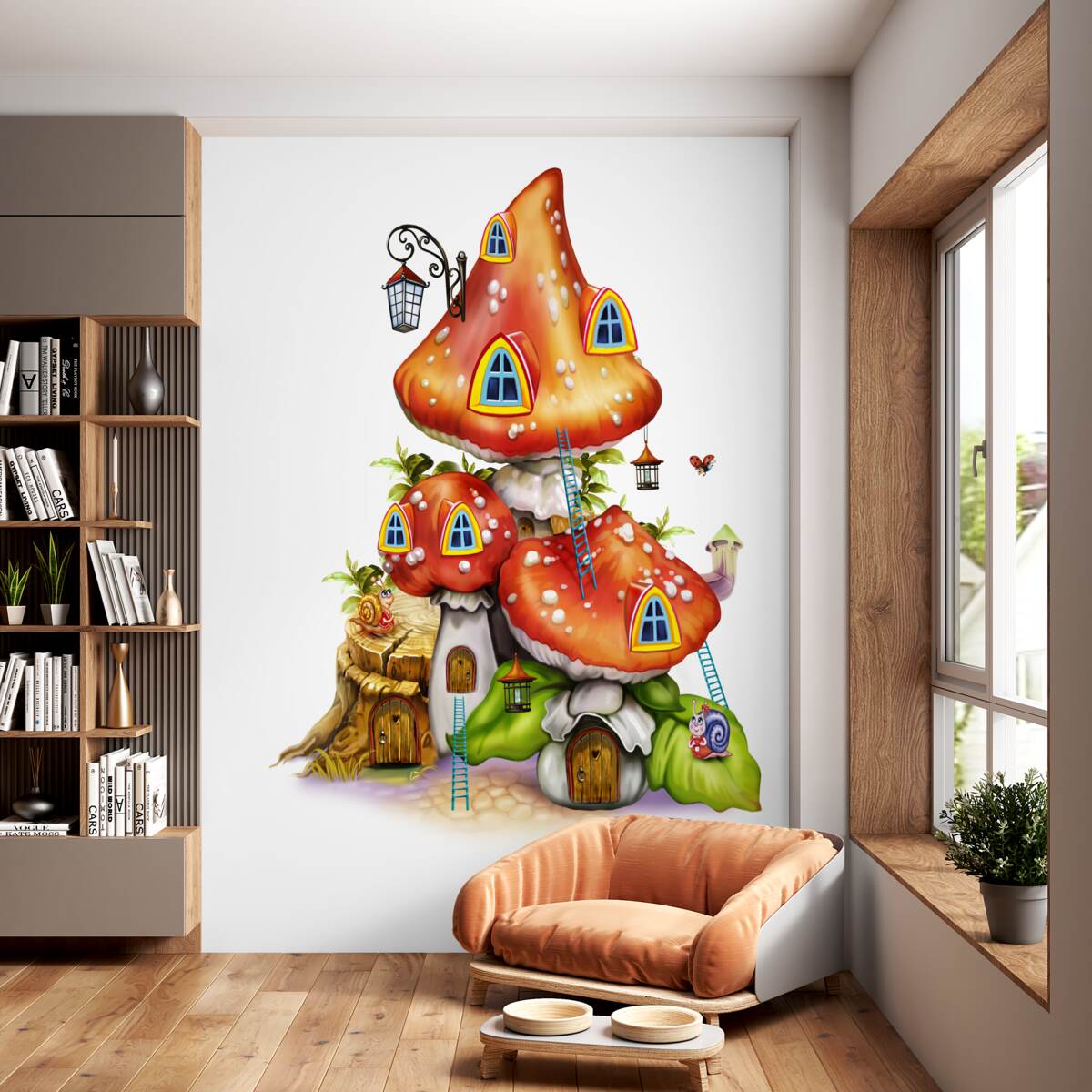 Fototapeta Domy w kształcie grzybów