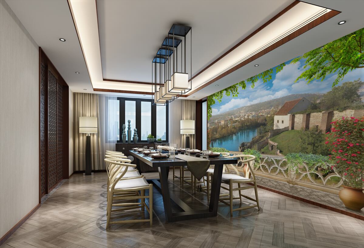 Fototapeta miasto w górach