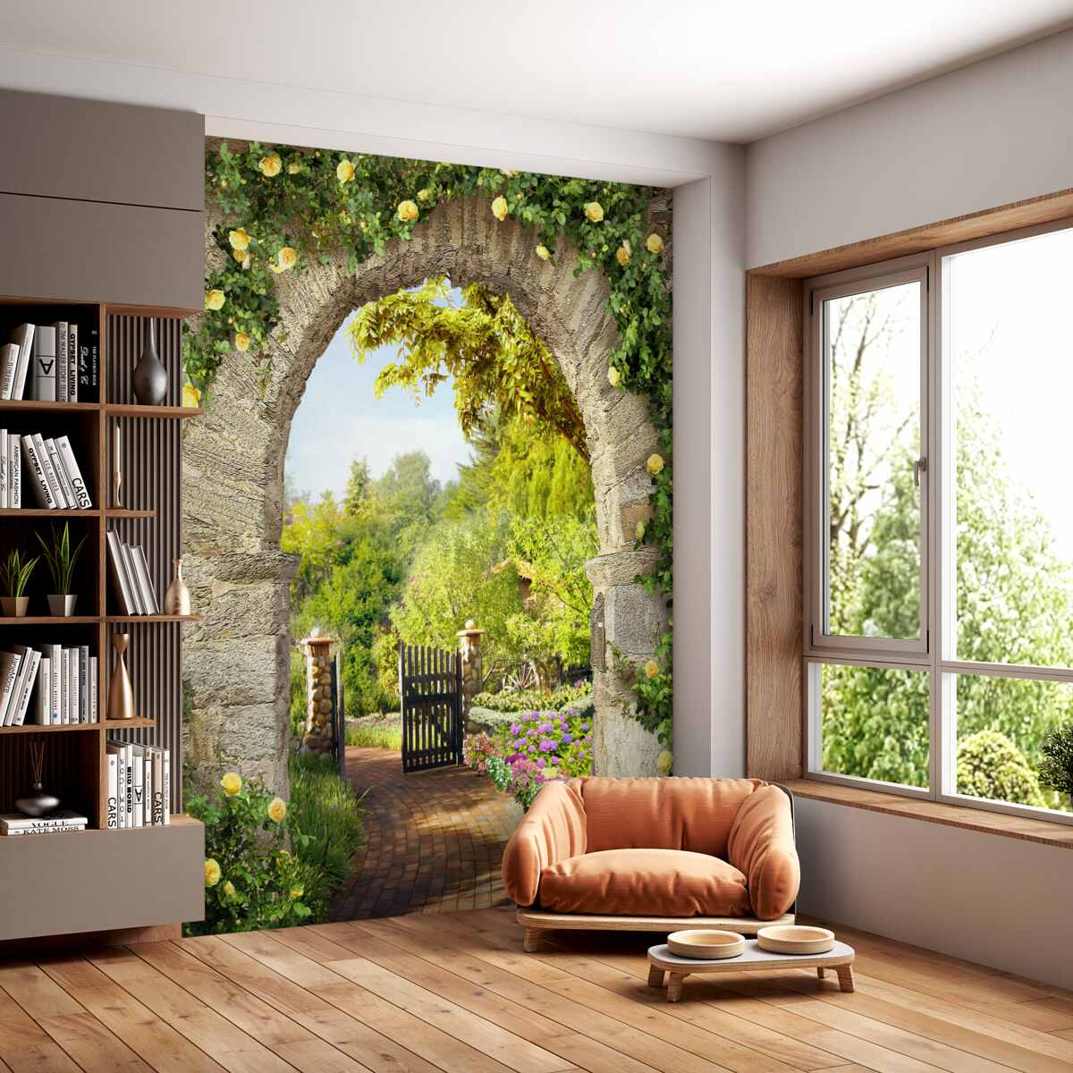 Fototapeta ogród różany