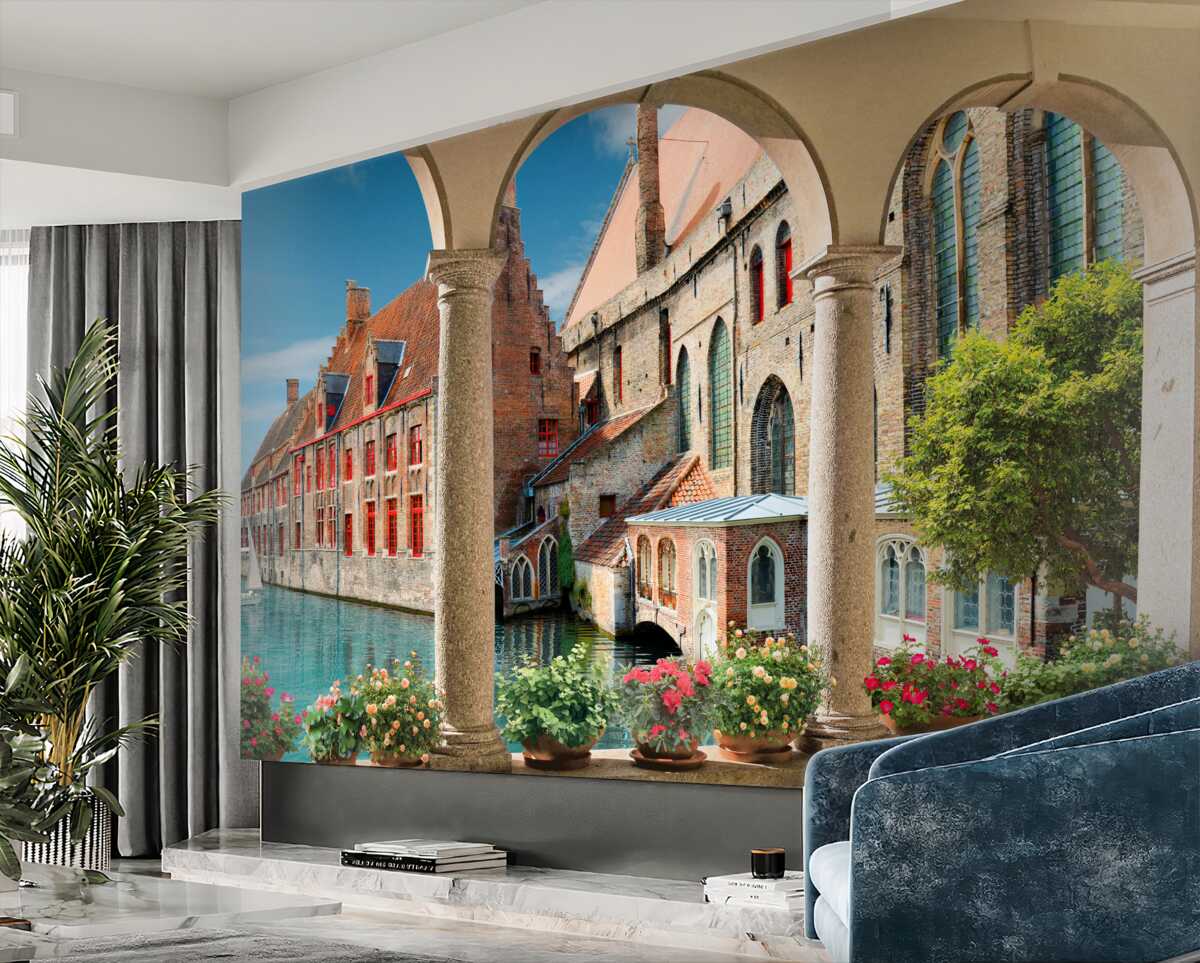 Fototapeta taras w Wenecji