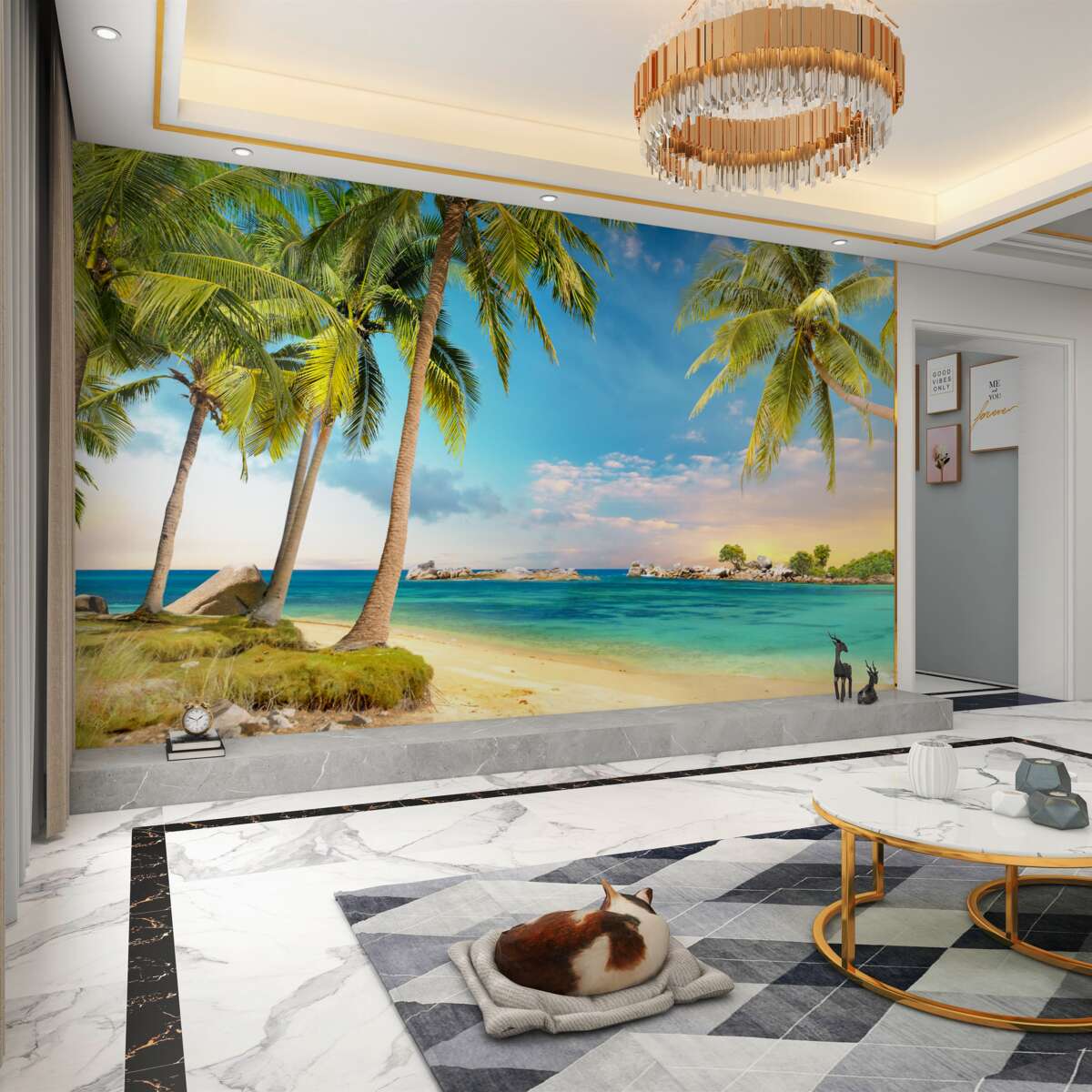 Fototapeta niesamowity pejzaż morski