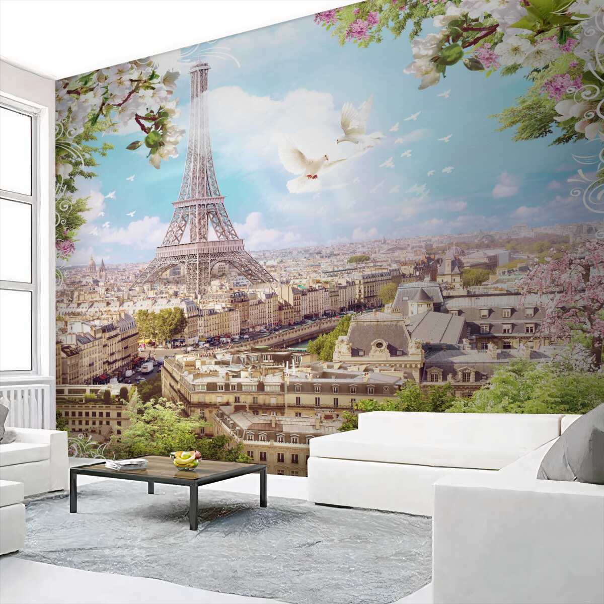 Fototapeta delikatność i piękno Paryża