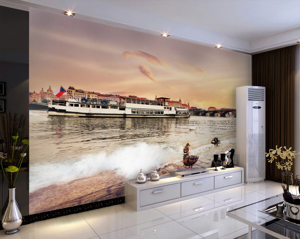 Fototapeta kaczki nad wodą