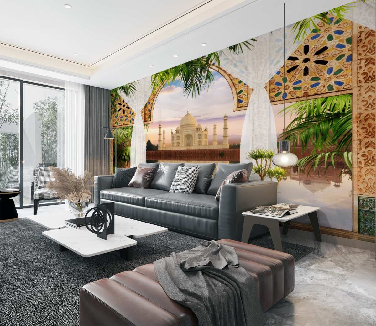 Fototapeta Widok na Tadż Mahal