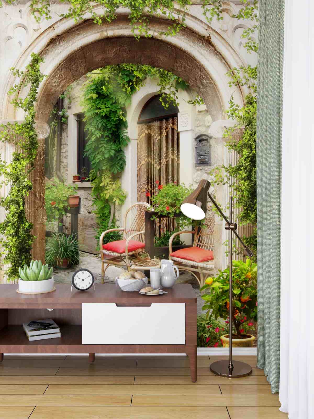 Fototapeta zabytkowy dziedziniec na starym mieście