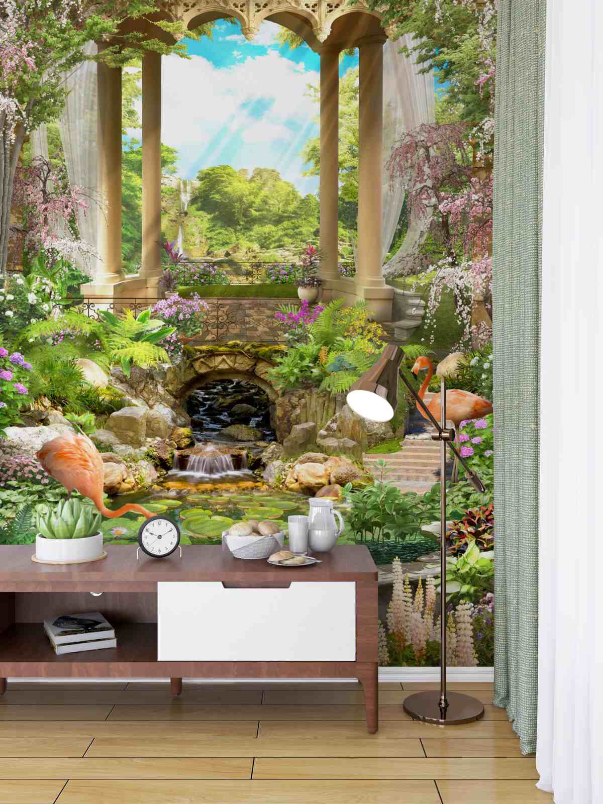 Fototapeta bardzo piękny ogród