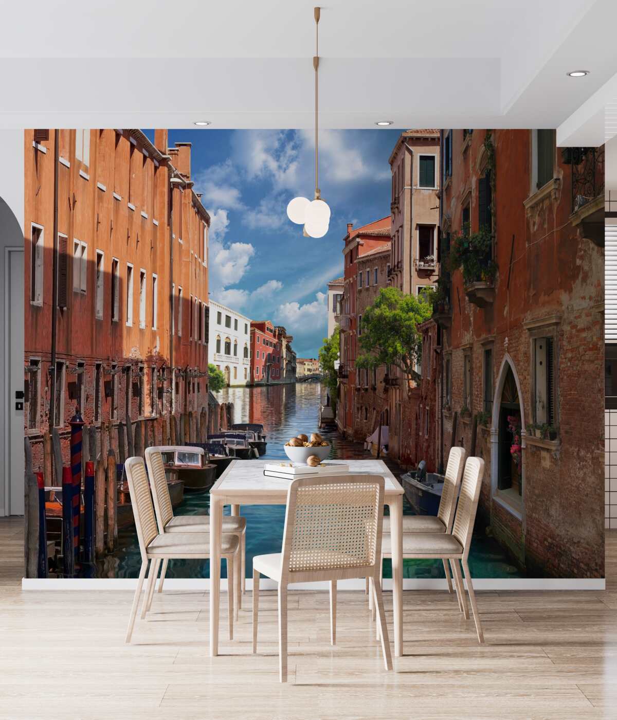 Fototapeta wąski kanał w Wenecji