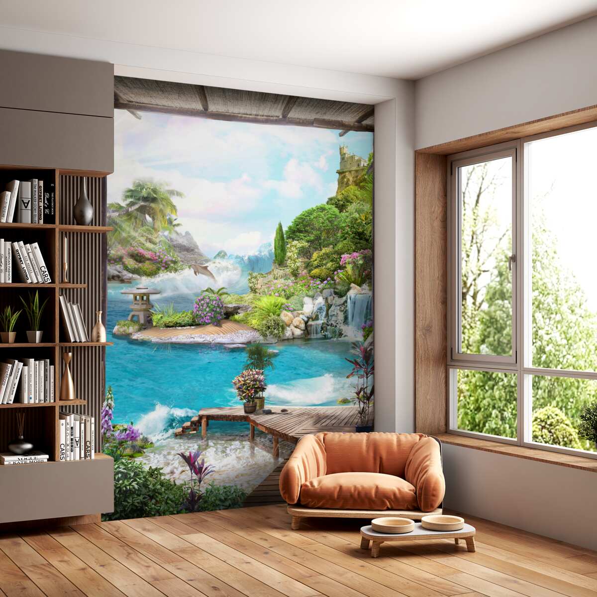 Fototapeta piękny widok na raj