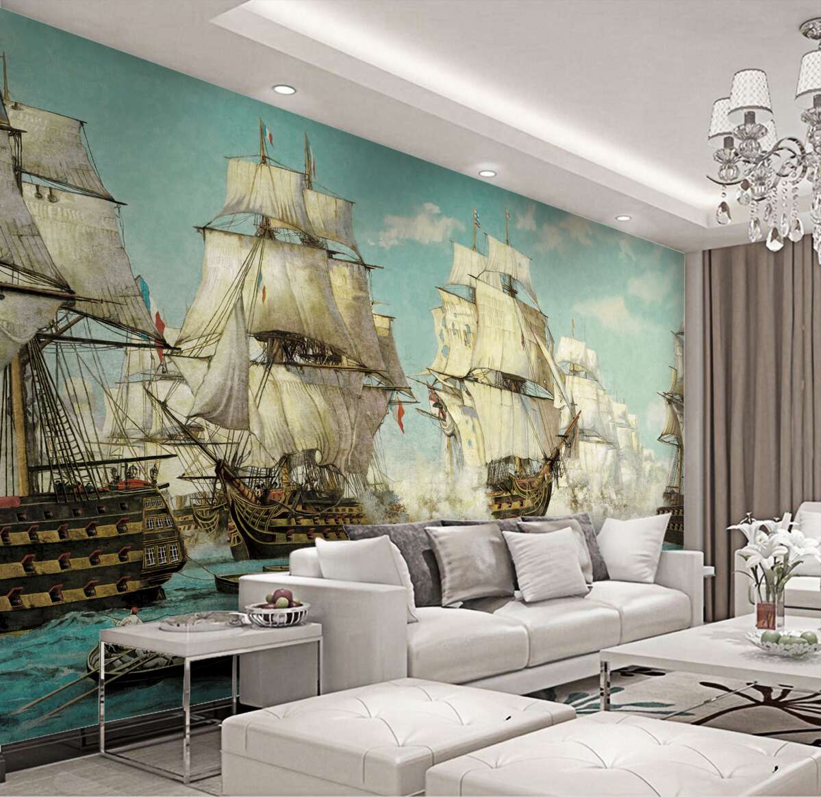 Fototapeta duże żaglowce