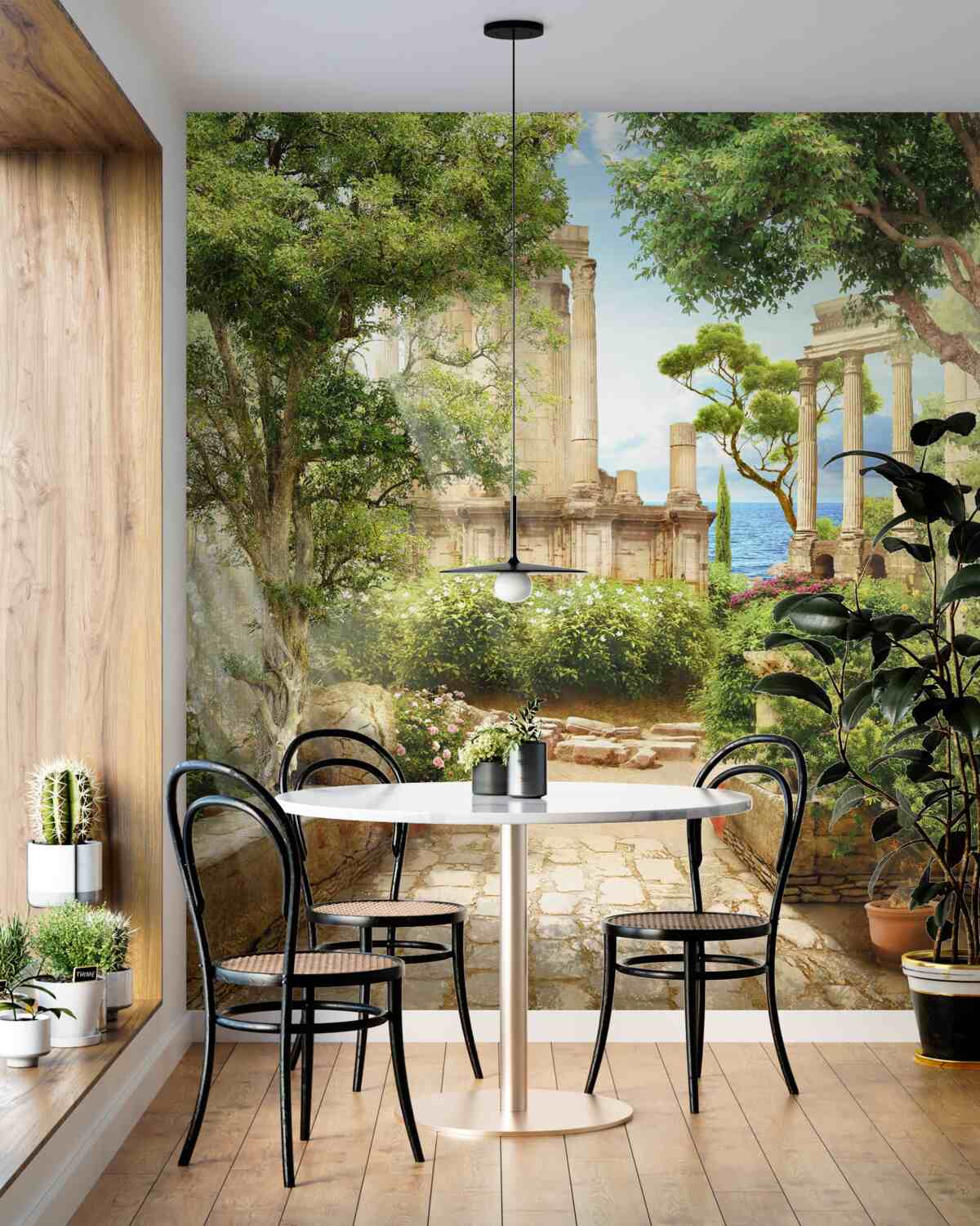 Fototapeta starożytny ogród śródziemnomorski