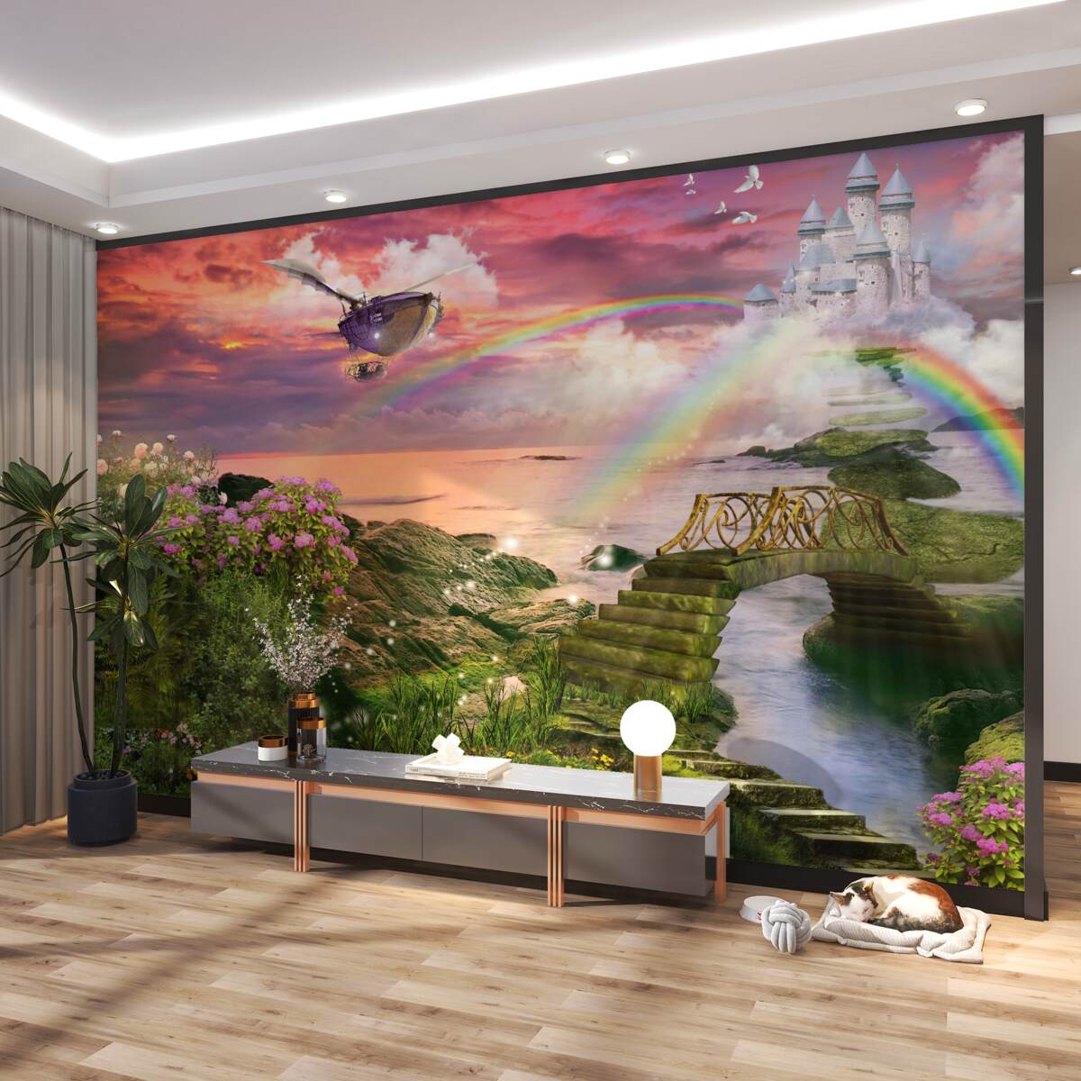 Fototapeta fantastyczny świat marzeń