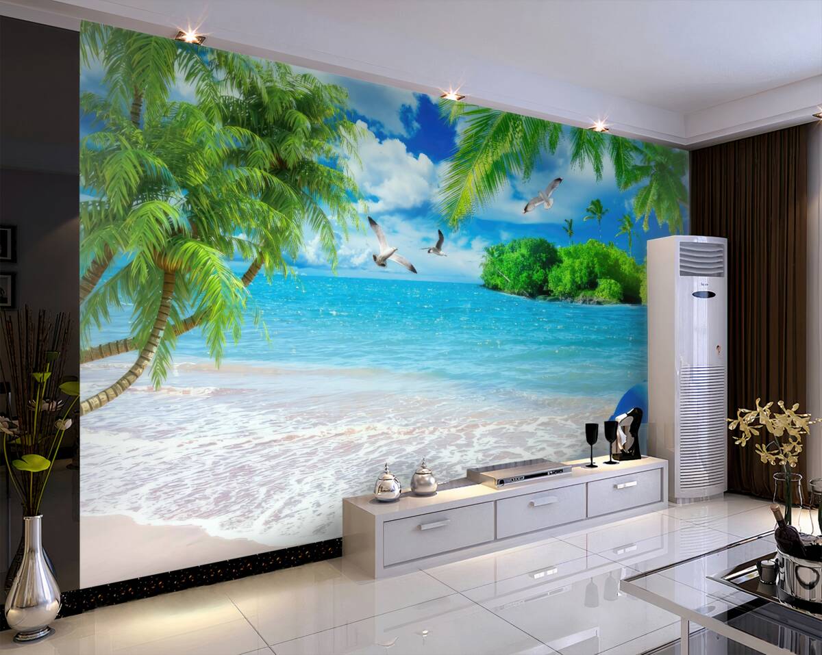 Fototapeta kościół na plaży