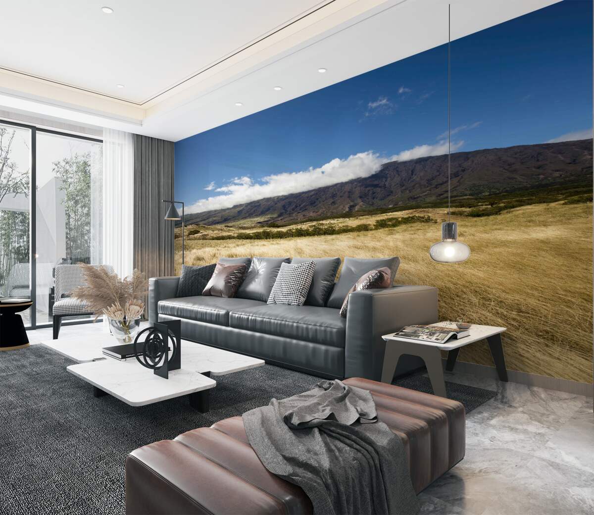 Fototapeta wysoka trawa sawanny