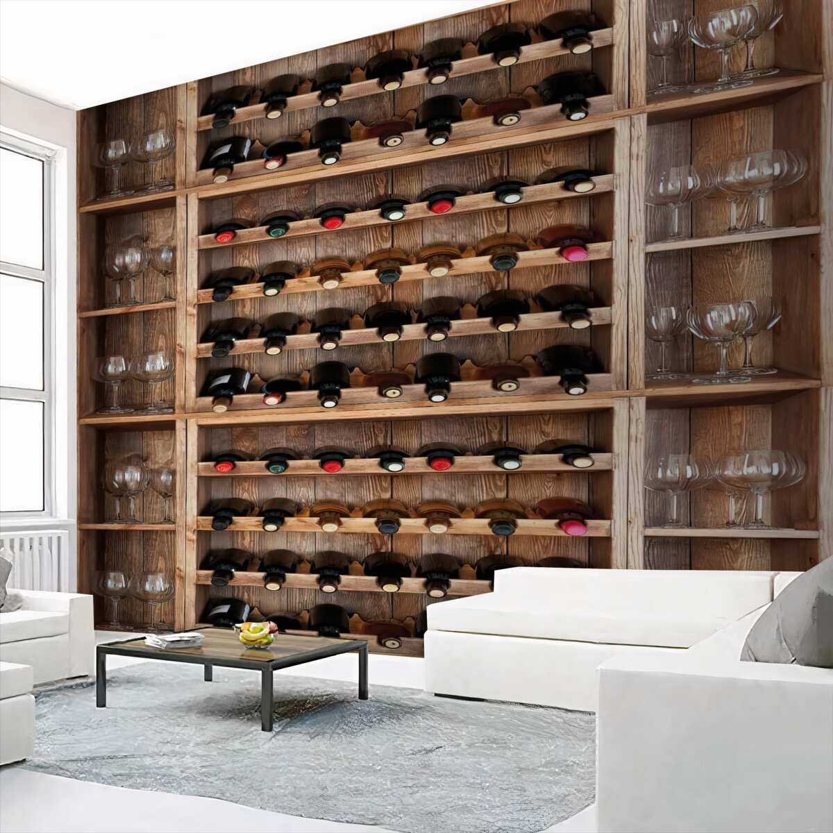 Fototapeta winiarnia przy kieliszku