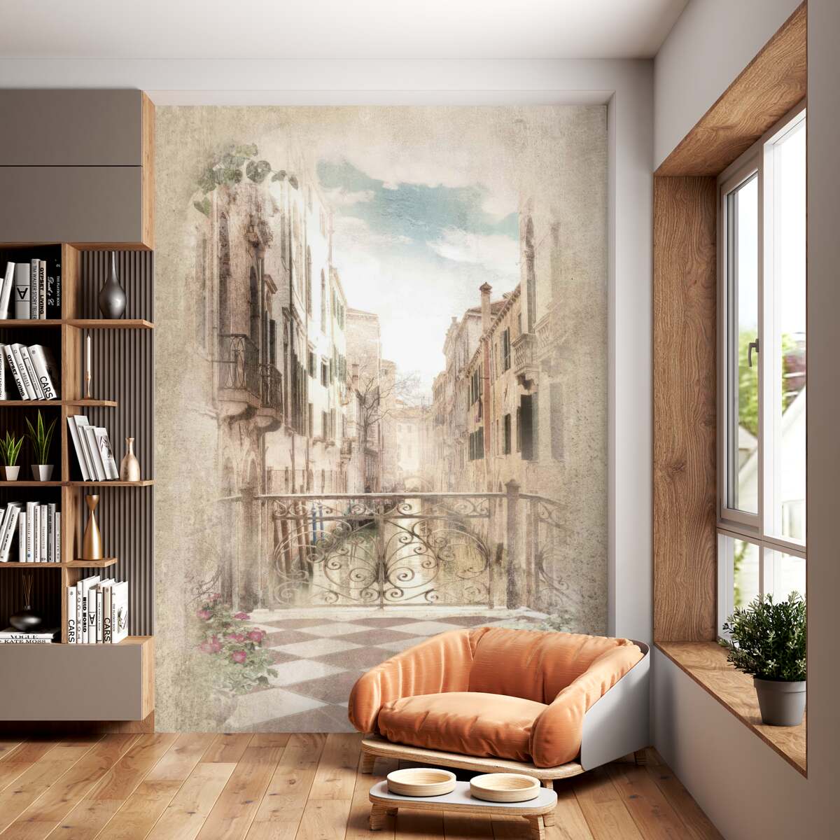 Fototapeta widok z balkonu