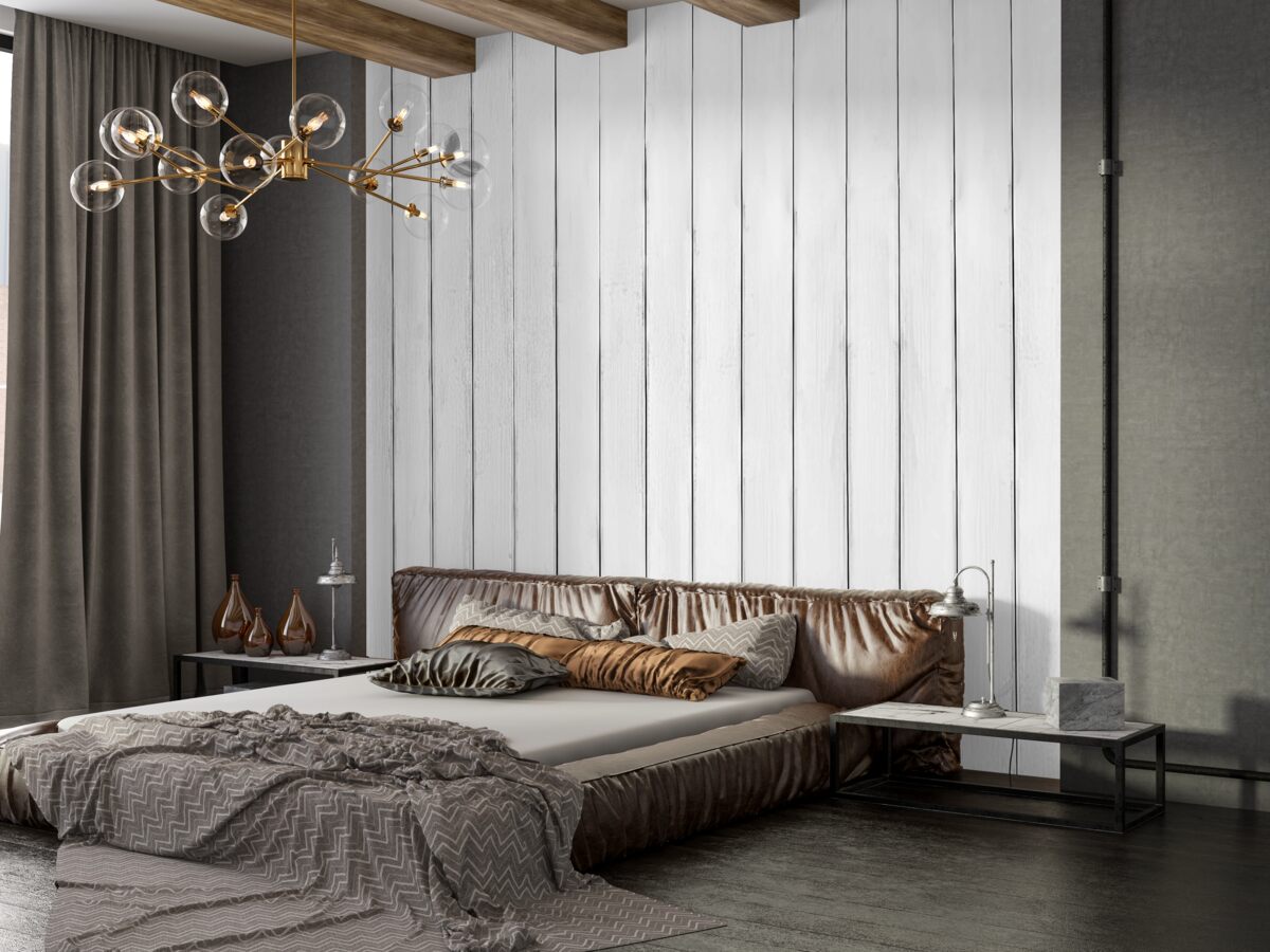 Fototapeta biały drewniany płot