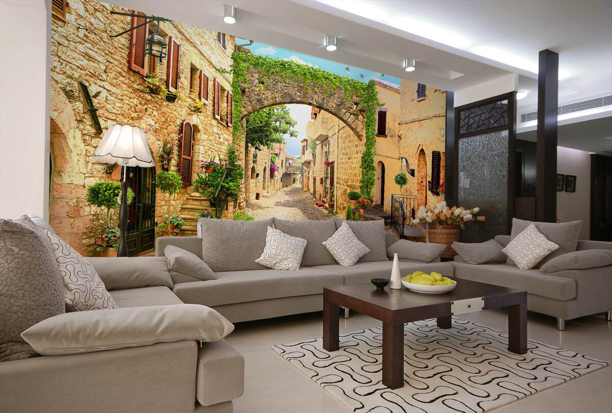 Fototapeta ulica w starożytnym mieście