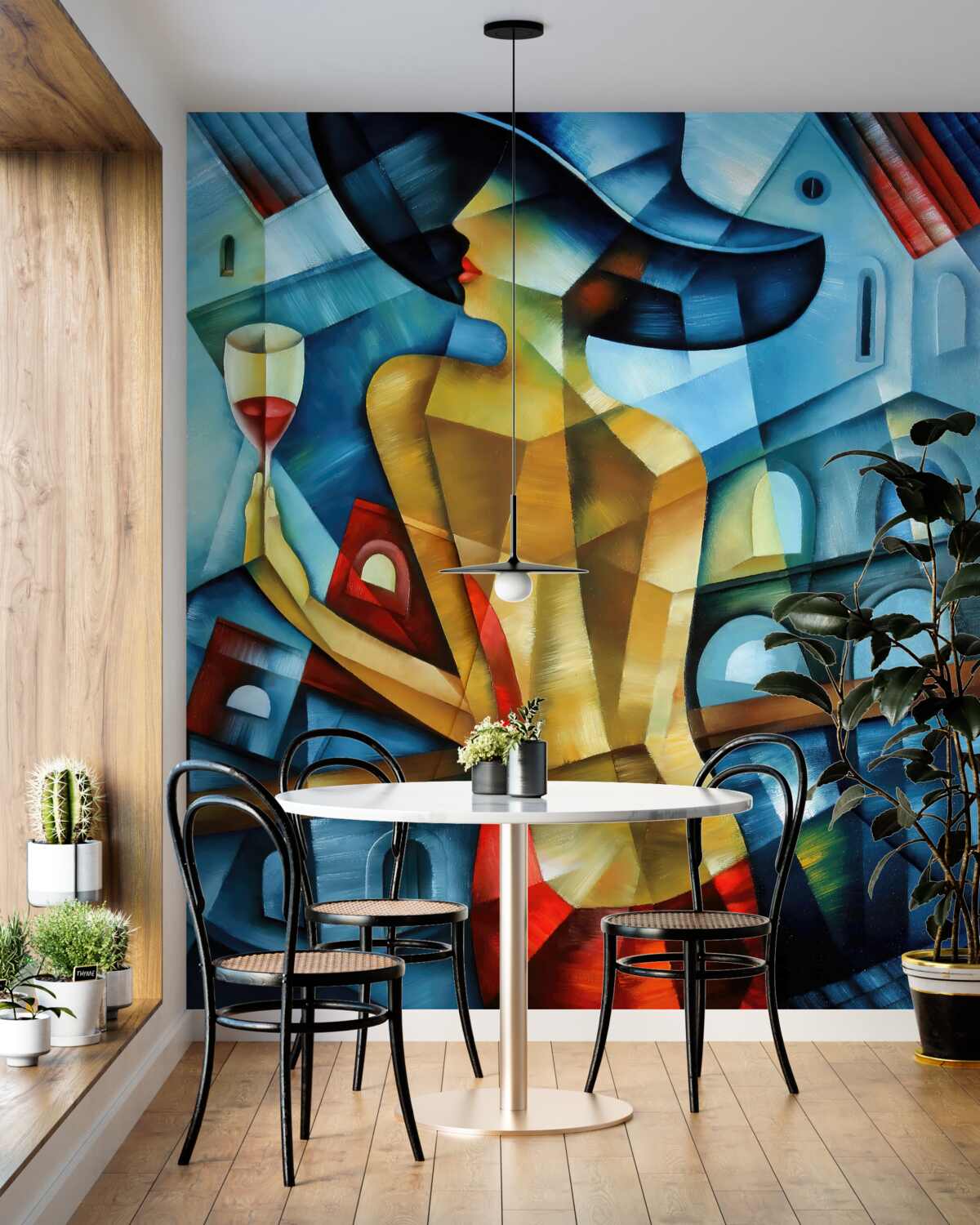 Fototapeta dziewczyna w cylindrze