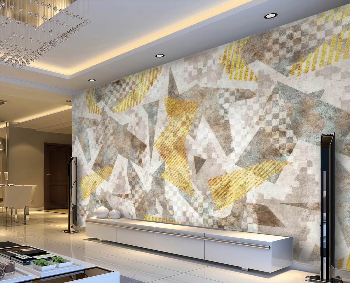 Fototapeta kolorowe abstrakcyjne kształty