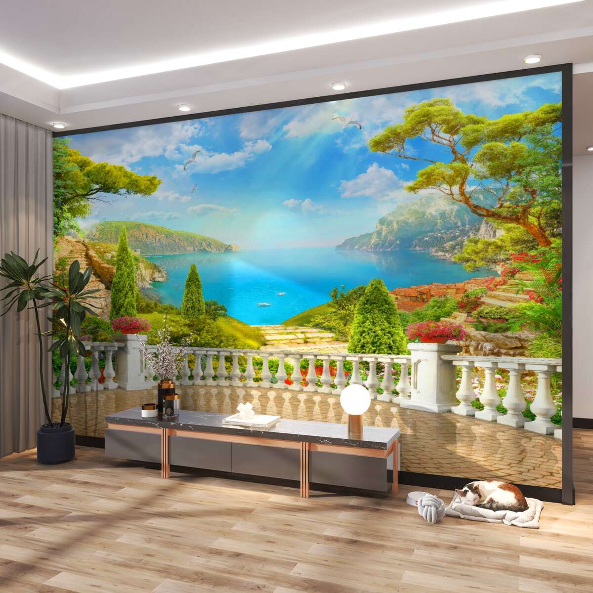 Fototapeta niesamowity widok z tarasu widokowego