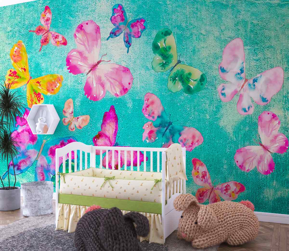 Fototapeta Kolorowe motyle