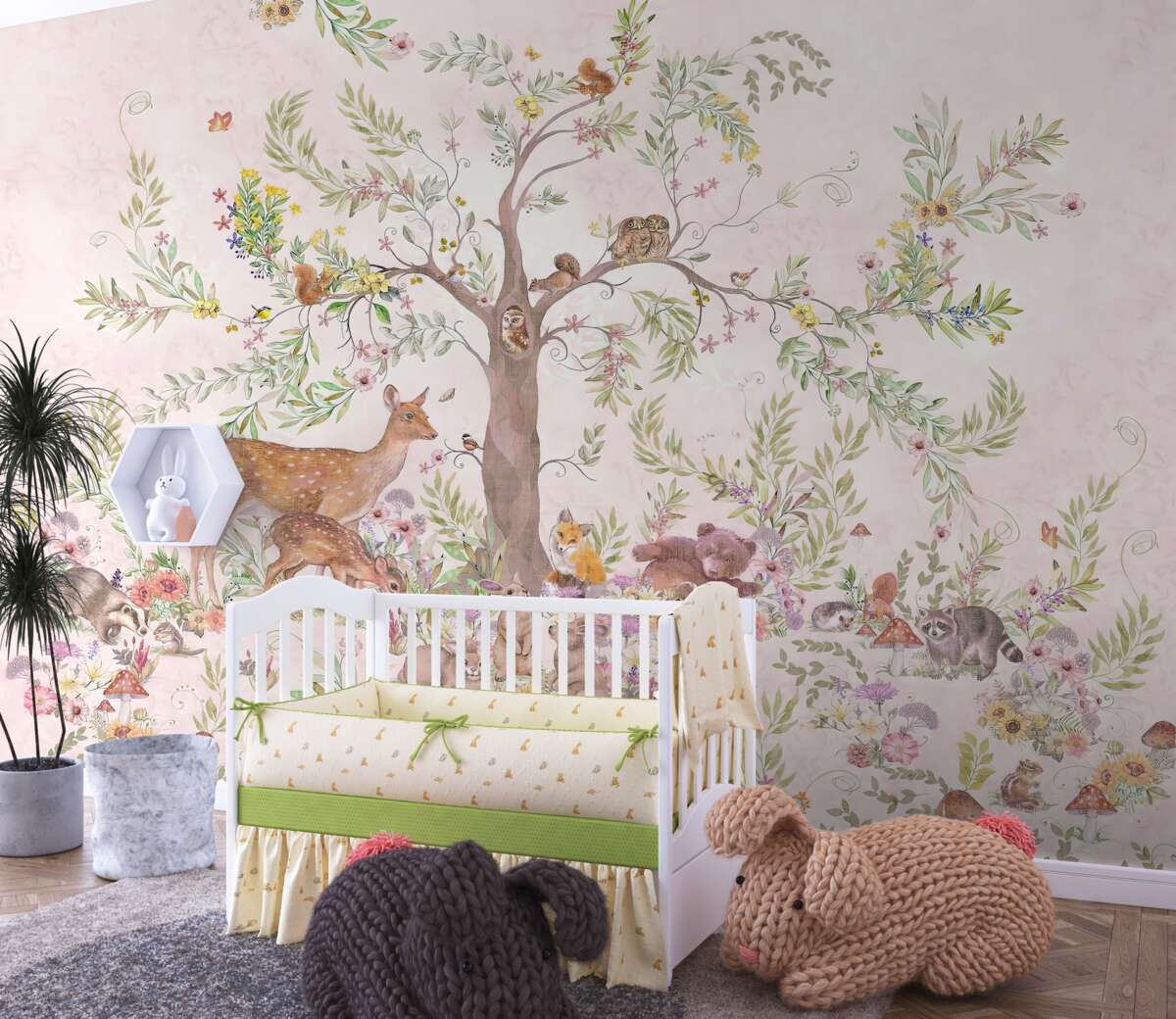 Fototapeta Zwierzęta pod drzewem