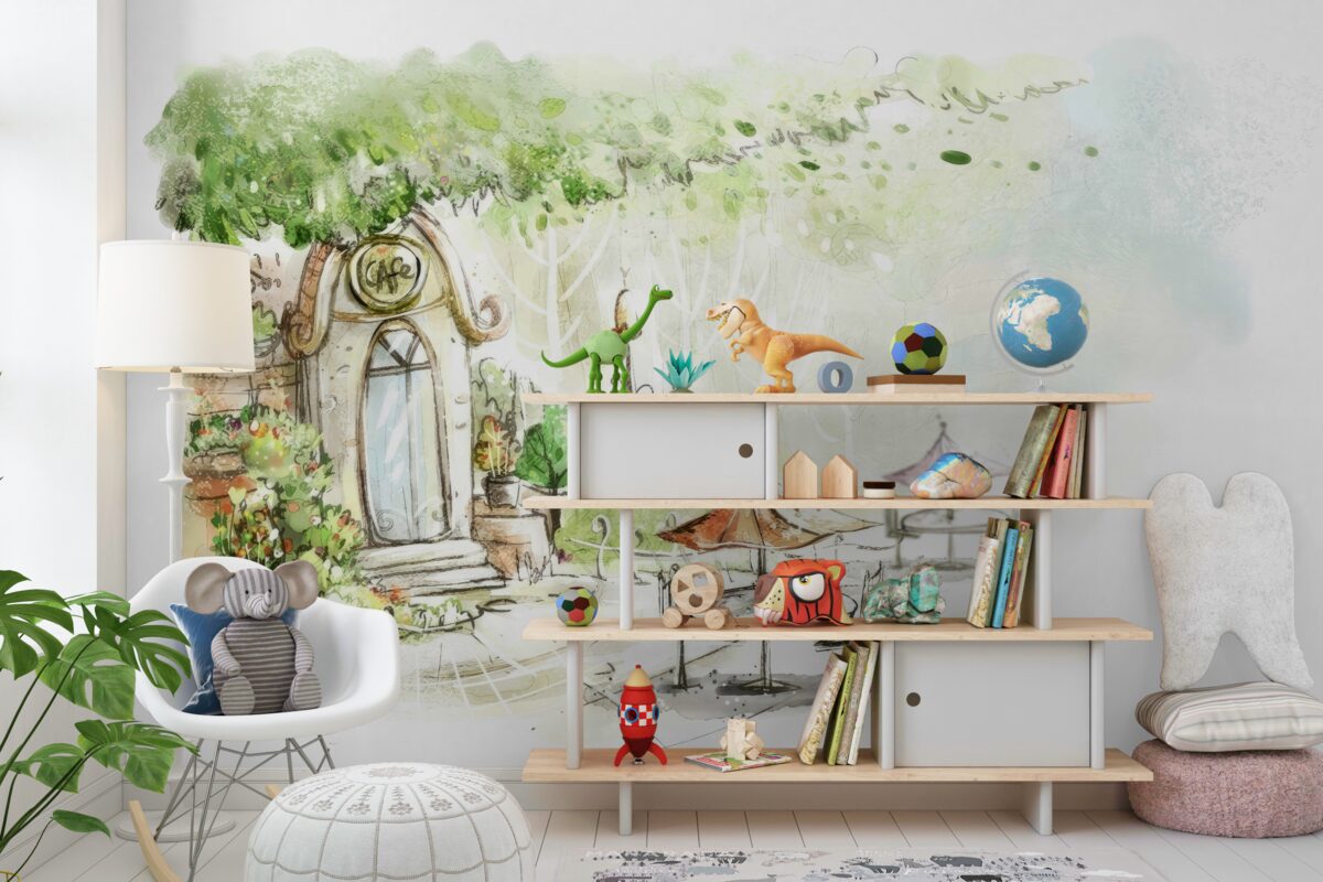 Fototapeta Malowany dziedziniec