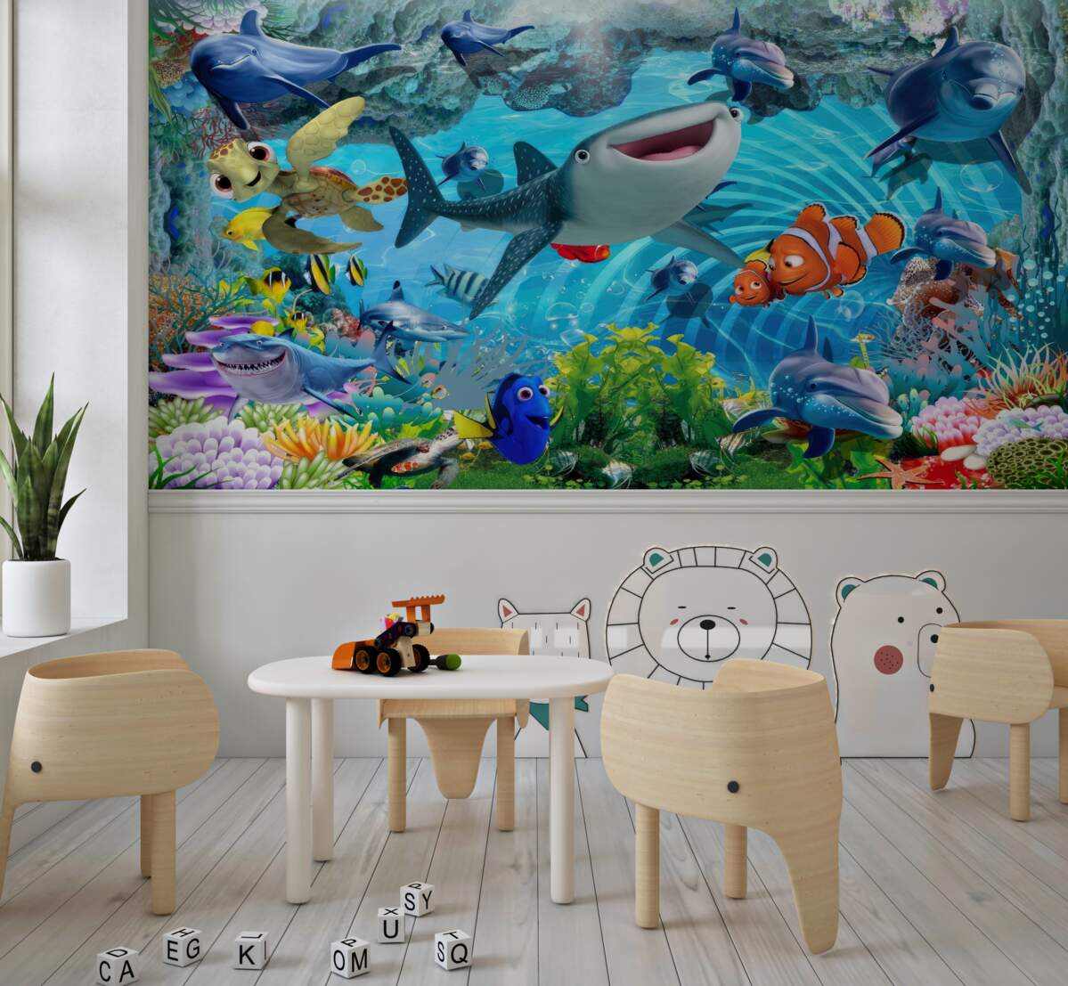 Fototapeta Zabawne podwodne królestwo