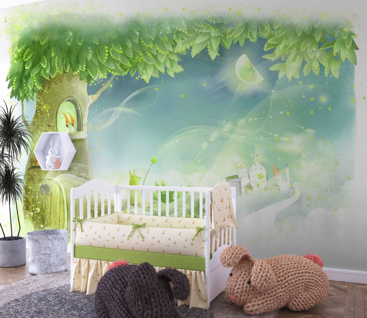 Fototapeta domek na drzewie dla zwierząt