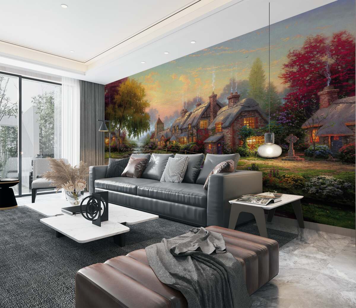 Fototapeta Krajobraz wsi