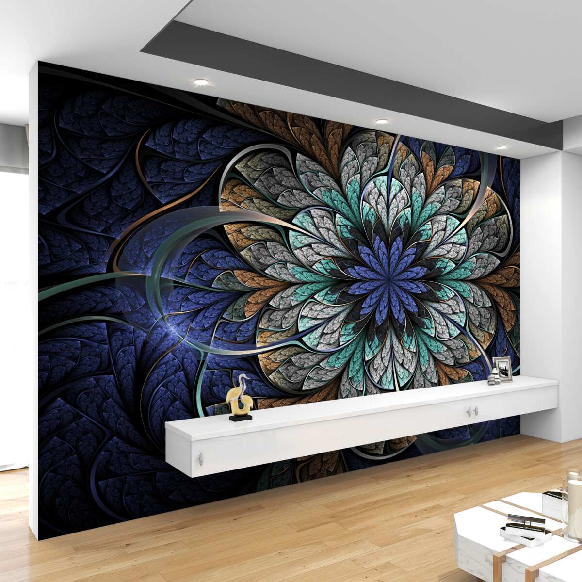 Fototapeta gigantyczny tajemniczy kwiat